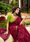 Scarlet By Sr Silk Self With Jeqard Border Saree Wholesalers In Delhi